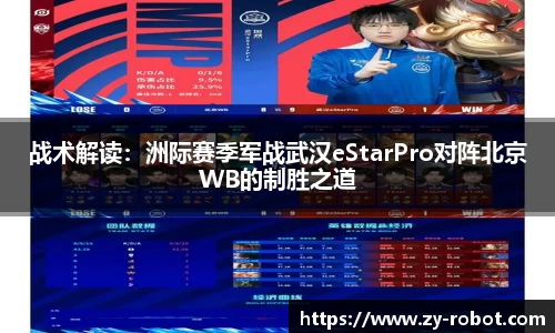 战术解读：洲际赛季军战武汉eStarPro对阵北京WB的制胜之道